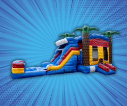 Treeline Bounce House and Slide Wet/Dry Combo