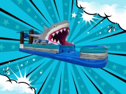 35ft Cayman Shark Attack Dual Lane Slip N' Slide